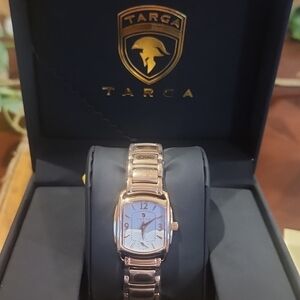 LADIES LUXURY ROSE GOLD TARGA WATCH